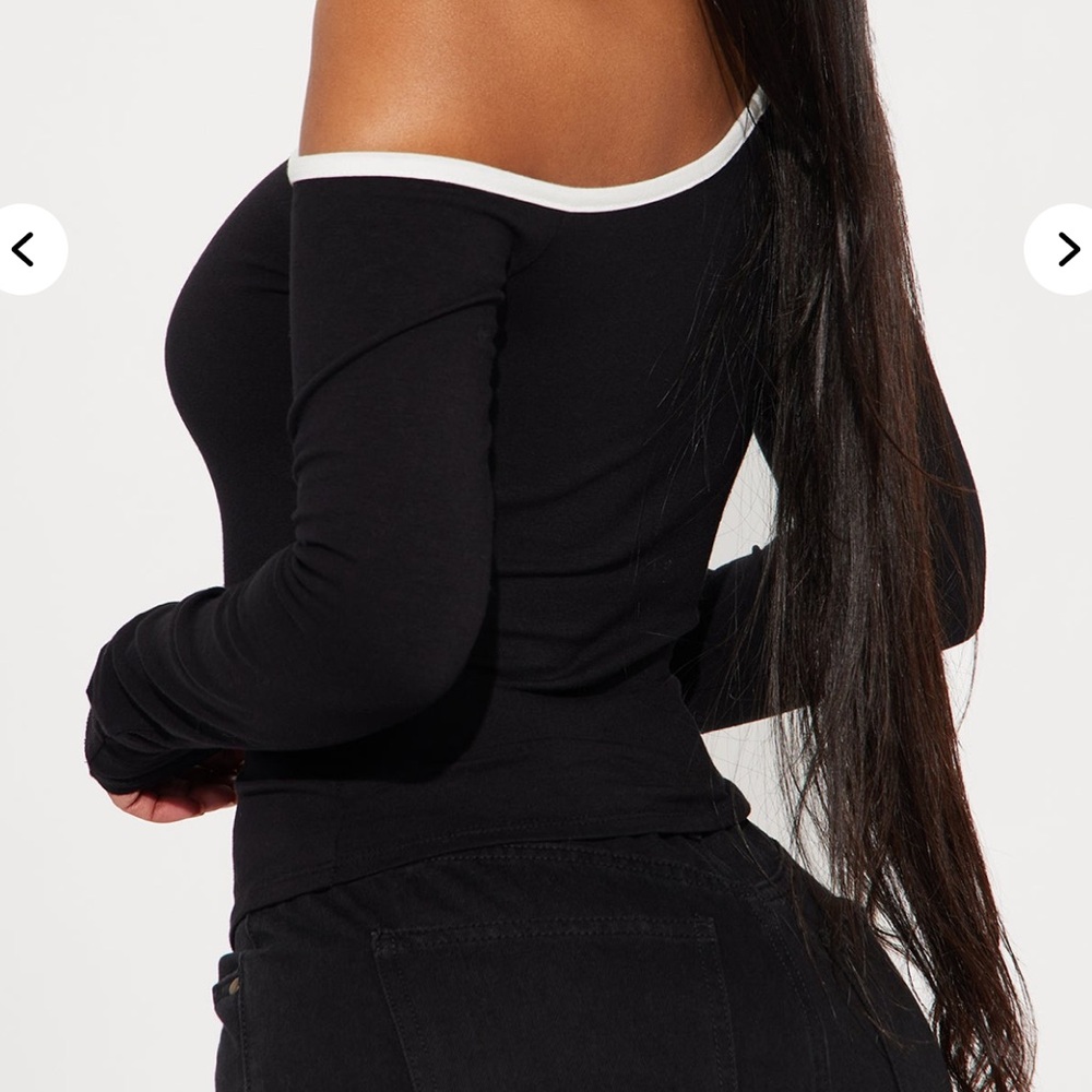 🖤Sexy Off Shoulder Long Sleeve Top - Picture 7 of 9